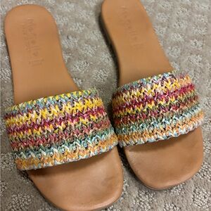MARELLA Multicolor Woven Sandals